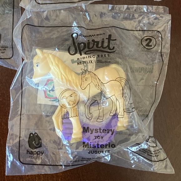 3 Toy Horses, Spirit Riding Free Happy Meal Toys, McDonald's, NWT - Picture 3 of 6
